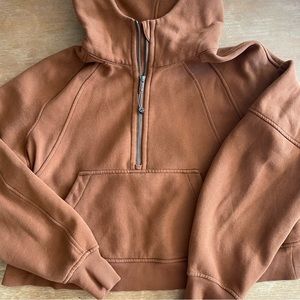 Roasted Brown Lululemon scuba hoodie